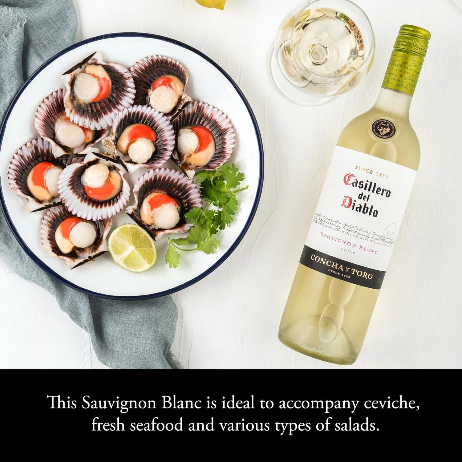 Concha y Toro Casillero Del Diablo Sauvignon Blanc 750ml - Imagem 3