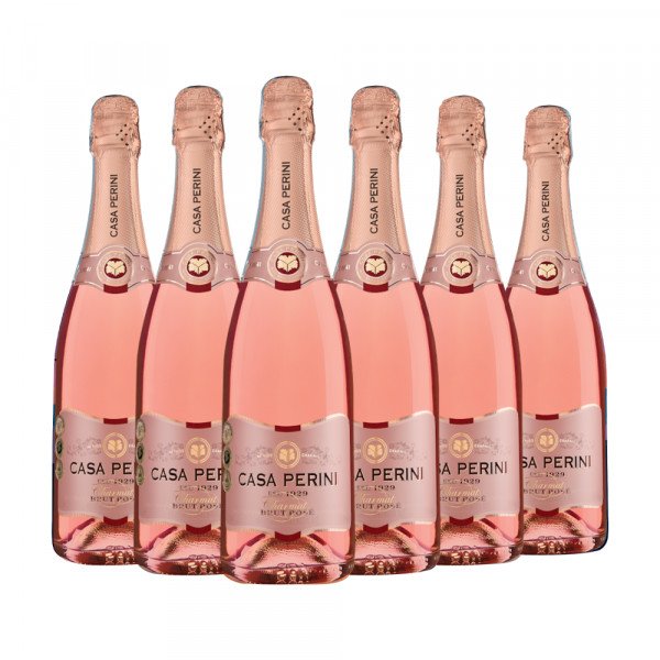Pack Espumante Casa Perini Brut Rose 750ml