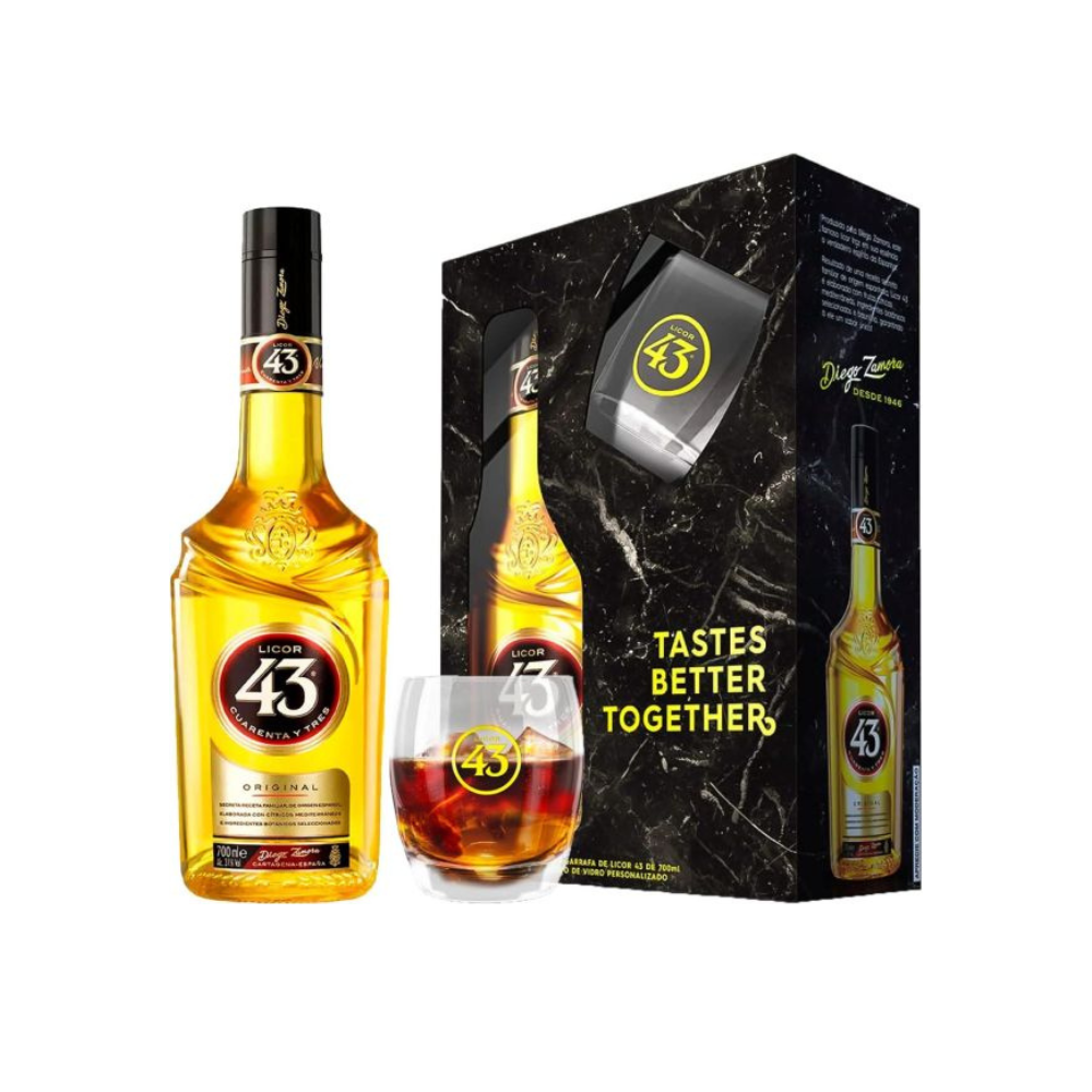 Kit Licor 43 700ml + 2 Canequinhas Para Dose